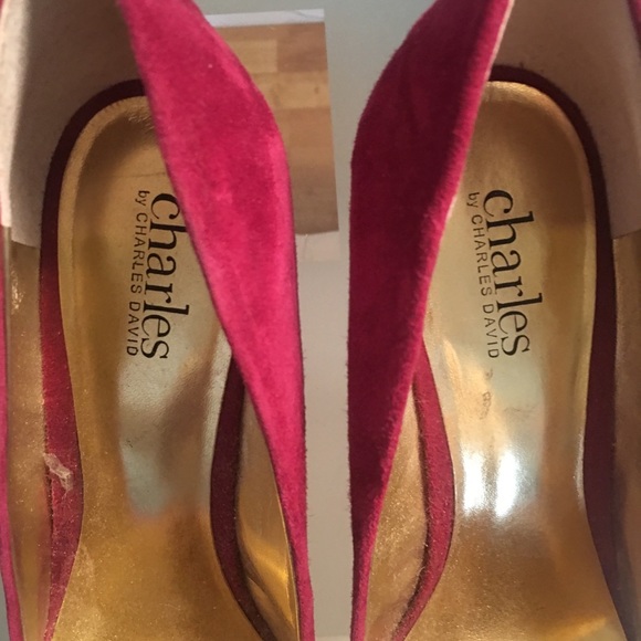 CHARLES DAVID SUEDE SHOES - Picture 3 of 4